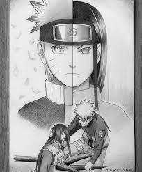 Naruto & Neji, I think this is one of my most emotional pieces, I hope you  like it ❤️ : r/Naruto
