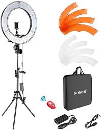 Amazon Com Neewer Ring Light Kit 18 48cm Outer 55w 5500k Dimmable Led Ring Light Light Stand Carrying Bag For Ca Led Ring Light Led Ring Selfie Ring Light