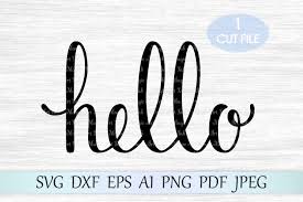 1793 laser cutting vectors all free download. Hello Svg Graphic By Magicartlab Creative Fabrica Svg Quotes Hello Quotes Free Svg Files Monogram