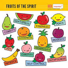 Fruits Of The Holy Spirit Clip Art Fruit Of The Spirit Toddler Bible Holy Spirit Activities