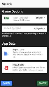 D D Spell Cards For Android Apk Download