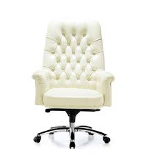 White Leather Executive Office Chair White Office Chair White Leather Office Chair Best Office Chair