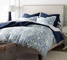 Find expertly crafted home furnishings and accents up to 60% off. Suri Print Sateen Duvet Cover Sham Pottery Barn Mypotterybarn Blue And White Bedding Luxury Bedding Home Decor