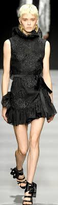 Alberta Ferretti Fall 2020 In 2020 All Black Party Little Black Dress Black Dress