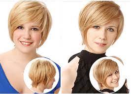 Dacă îți plac tunsorile cu breton, atunci opțiunea perfectă pentru fața rotundă este bretonul drept, puțin mai scurt. Tunsori Par Scurt Pentru Nas Mare Coafura Blog