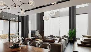 Pavimento Rialzato Di Legno Arredare Salotto E Sala Da Pranzo Insieme Divano Angolare Grigio Arredamento Salotto Arredamento Idee Di Interior Design