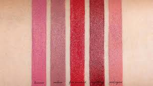 Yves Saint Laurent Rouge Pur Couture The Slim Glow Matte Lipstick Giorgio Armani Rouge D Armani Matte Lipstick Review Swatches Reviews And Other Stuff Matte Lipstick Lipstick Swatches Giorgio Armani