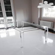 Clear Acrylic Coffee Table With Heels Or Waterfall Coffee Table Acrylic With Legs Acrylic C In 2020 Acrylic Furniture Modern Glass Dining Table Acrylic Furniture Decor