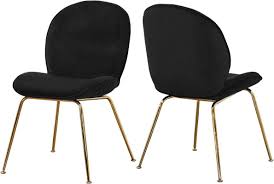 Bhreatnach Upholstered Dining Chair Velvet Dining Chairs Black Dining Chairs Upholstered Dining Chairs