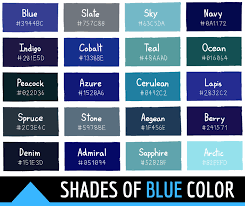 There Are Many Colors Out There That You May Never Have Even Known Existed From Colors That Have Official Us Blue Shades Colors Rgb Color Codes Shades Of Blue