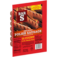 Are you a foodie like me? Bar S Smoked Polish Sausage Family Size 40 Oz 14 Count Walmart Com Walmart Com