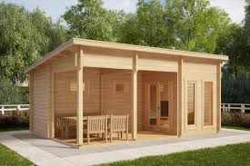 проект дома с гаражом и баней под одной крышей Banya S Besedkoj Pod Odnoj Kryshej 40 Foto Primerov Proekty Letnie Domiki Derevyannaya Terrasa Sadovye Domiki