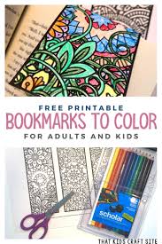 Explore 623989 free printable coloring pages for your kids and adults. Free Printable Bookmarks To Color That Kids Craft Site