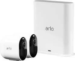 arlo pro 3 2 camera indoor outdoor wire free 2k hdr security camera system white vms4240p 100nas best buy arlo pro 3 2 camera indoor outdoor wire free 2k hdr security camera system white