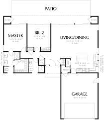 Plan 1632 1st Floor Plan L Shaped House Plans Two Bedroom House Garage House Plans