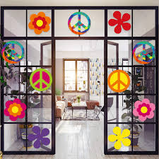 4.5 out of 5 stars. 7 9 X 7 9 Inch 20 Pieces 60s Party Cutout 60s Groovy Party Cut Outs Decoration Retro Flower Cutouts Peace Sign Cutouts With Glue Point Dots For 60 S Theme Party Decorations Toys Games