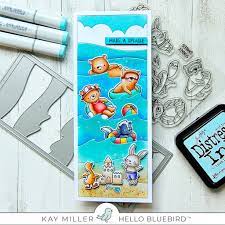 If you are good at playing with words, the addition of intelligent symbols and puns is one of the best dominating trends in the year 2020. My Joyful Moments Hello Bluebird Make A Splash Card Craft Paper Crafts Cards Bluebird Card