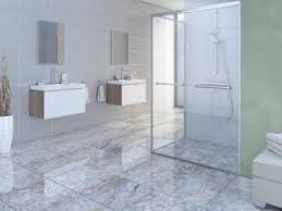 Prestige Grey Shiny Ceramic Floor Tile 500 X 500mm Tile Floor Flooring Shower Doors