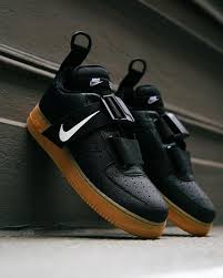 Nike Air Force 1 Black Gum Sole Junior Air Force 1 Utility Black Gum In 2020 Sneakers Men Fashion Designer Sneakers Mens Sneakers Nike