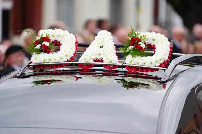 A hero's final salute: Hundreds of police line the streets as beloved father-of-two  killed in horror A66 crash is laid to rest | LBC