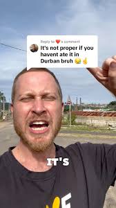 In the Durban Gully's to try inyama yenhloko 😱