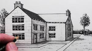 This video showed how to draw a modern house in one point perspective, very simple and easy, step by step. How To Draw A House In 2 Point Perspective Youtube