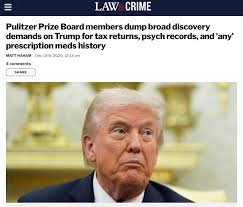 President Trump has won his lawsuit with the Pulitzer Prize Board and the  New York Times and the Washington Post must give their prize back to  Pulitzer. 🚨 Source: Donald Trump For