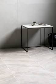 Black and white zig zag floor tiles. Fusion Grey Matt Porcelain Tile Mandarin Stone