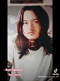 I got permission from admins to post here even tho it's not MIW related but  I'm sure alot of us like Bad Omens as well, but here is my paint by number  of Noah!!!