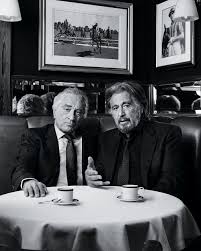 Robert de niro and al pacino are frequent collaborators in the film world. The Irishman Robert De Niro Al Pacino On Netflix S Gangster Epic Variety Robert De Niro Al Pacino Sopranos Poster
