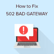 Most often, a 502 bad gateway error has nothing to do with you as a visitor to the site. How To Fix The 502 Bad Gateway Error In Wordpress