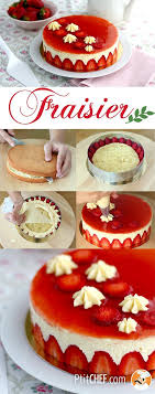 Fraisier La Recette Pas A Pas Recette Ptitchef Recette Recette Dessert Recette Fraisier Gateaux Et Desserts