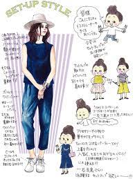 連載 今 コレ 欲しい vol 23 セットアップ style haus スタイルハウス ファッションイラスト パターンファッション ファッション