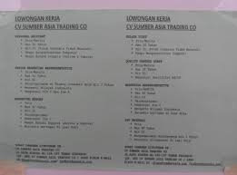 Tanpa ijazah di sidoarjo kab., jawa timur cari di antara 20.000+ lowongan kerja terbaru pekerjaan penuh waktu, sementara dan paruh waktu langganan informasi lowongan kerja cepat & gratis pemberi kerja terbaik di sidoarjo kab., jawa timur kerja: Lowongan Surabaya On Twitter Lowongan Sumber Asia Trading Surabayajobfair Cak Durasim 21 22 April Http T Co 3a8qx1iox0