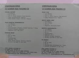 Temukan lowongan kerja terbaik dan karier impianmu bersama glints! Lowongan Surabaya On Twitter Lowongan Sumber Asia Trading Surabayajobfair Cak Durasim 21 22 April Http T Co 3a8qx1iox0