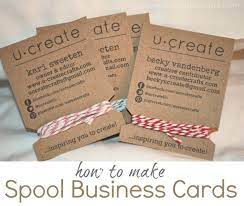 To make my own business cards really takes very little time and effort, and is actually a fun process as you get to browse through the different designs and choose one that you like the best. How To Make Spool Business Cards U Create