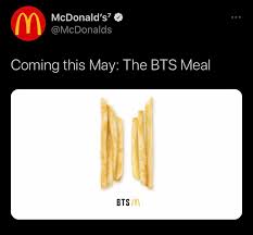 How devastating seeing bts getting paid lol. Be Butter Auf Twitter The Way Bts Have Mcdonalds Meals Fila Louis Vuitton And Samsung At The Same Time Bts Always The Choice Of Top Industry Leaders Bts World Domination