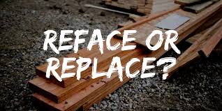 replace or reface your kitchen cabinets