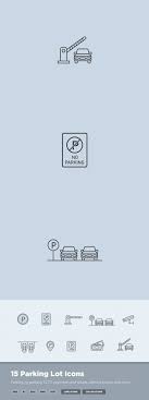 15 Parking Lot Icons Parking Design Icon Parking Lot