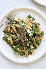 Other names for this cut: Pasta With Steak And Spinach Girl Gone Gourmet
