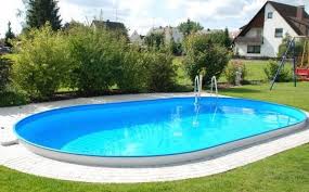 Stahlwandbecken Oval 800 X 400 X 120 Cm Hohe Folienstarke 0 8mm Pool Gartenpools Swimming Pool