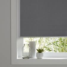 These can be found at many big retail stores (like walmart), but i purchased mine at home depot. Ilas Corded Grey Plain Blackout Roller Blind W 160cm L 180cm Diy At B Q