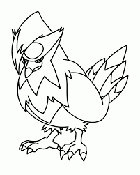 Big pokemon , pokemon , pokemon fight. Pokemon Coloring Pages Birds Pokemon Coloring4free Coloring4free Com