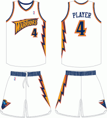 Golden State Warriors Home Uniform Golden State Warriors Nba Warriors Warrior Logo