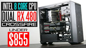 Ultimate 855 4k Gaming Pc Intel 8 Core Cpu Dual Rx 480 Gaming Pc Build Gaming Pc Budget Gaming Pc