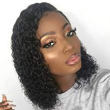 If you're aiming to draw out the confidence in you and show off your feminine side, there's no easier and more stylish way to go than to wear a sophisticated, wavy lob haircut! Amazon Com Lace Front Wigs For Black Women Pre Plucked Wet And Wavy Front Lace Wig Brazilian Human Hair Water Wave 130 Density Natural Color 14inch Beauty Personal Care