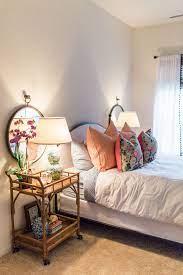 An Example Of A Plain White Box Room With Wall To Wall Carpet Turned Beautiful Home Bedroom Home Guest Bedrooms