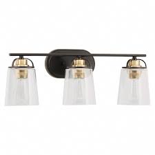 Progress Lighting Inspiration Collection 3 Light Antique Bronze Bath Light P300072 020di The Home Depot Gold Bathroom Fixtures Powder Room Lighting Bathroom Light Fixtures
