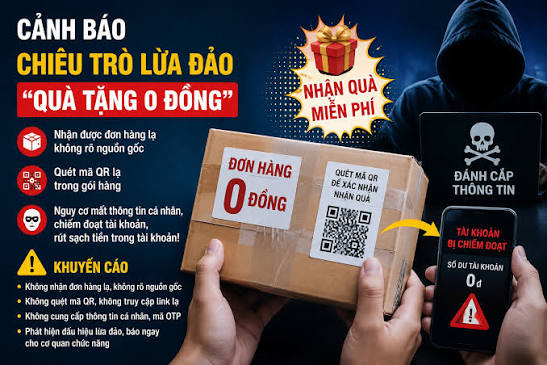 Form điền thông tin nhận quà tri ân giả mạo thu thập dữ liệu người dùng