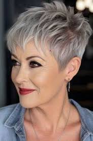20 Photo of Gray Hair Pixie Haircuts